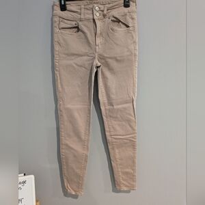 American Eagle Skinny Jeans size 6 pink